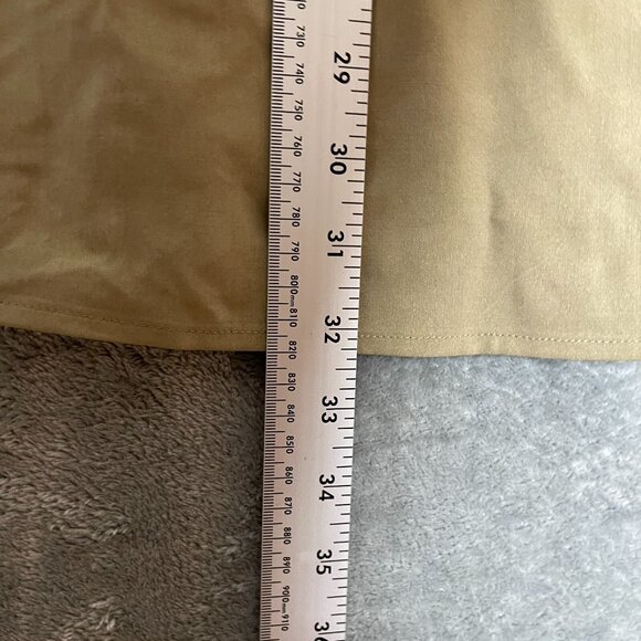 Claiborne Men Classic Neutral Old Money Retro 70s 100% Silk Button Shirt L - Picture 8 of 11